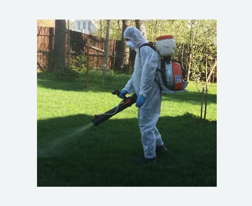 Обработка территории от клещей в Минусинске